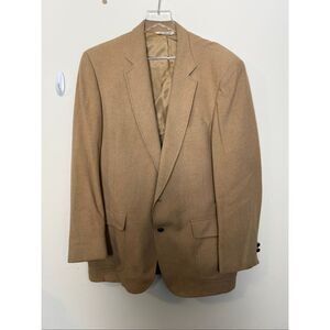 Harcourt and James Field Brothers Camel Hair Blazer Sport Coat Tan Classic Weste